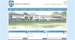 Desktop Screenshot of nairobigymkhana.com