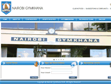 Tablet Screenshot of nairobigymkhana.com